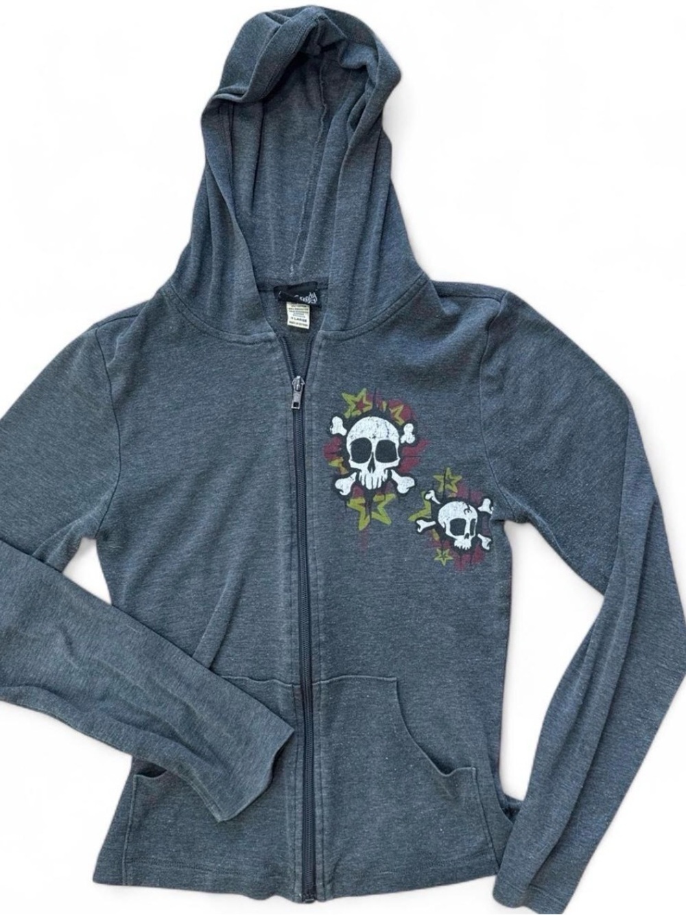 Girls Rock Steady Y2K Zip Up